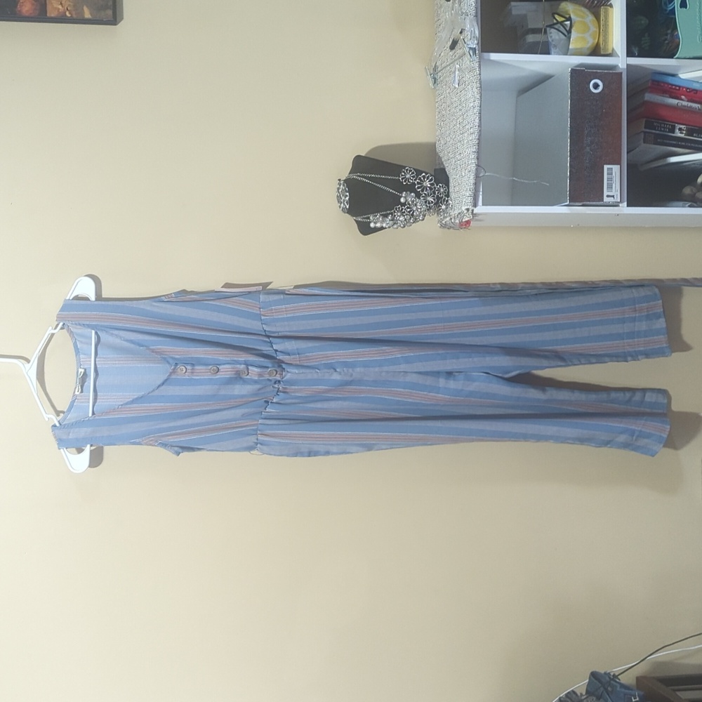 Inspired hearts Juniors romper striped size large